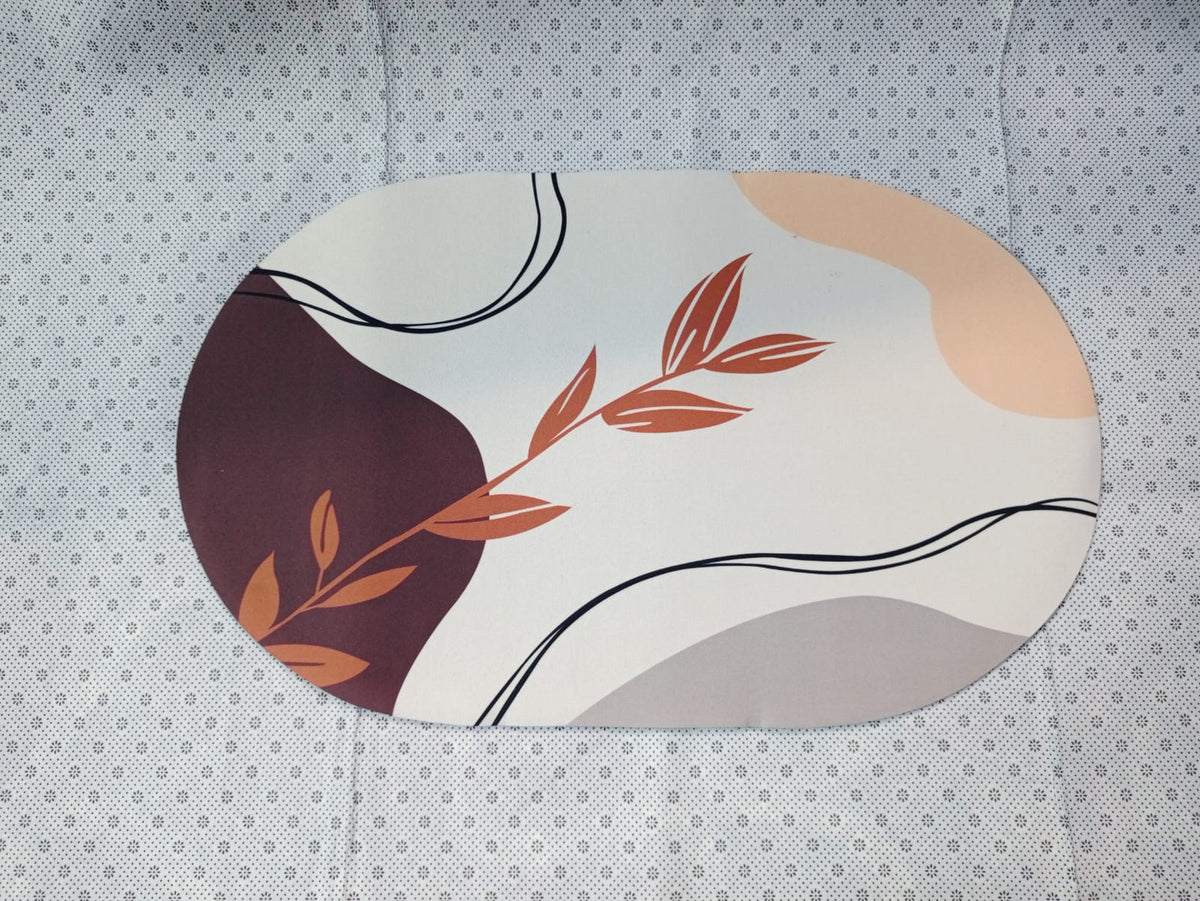 Super Absorbent oval rubber Mat
