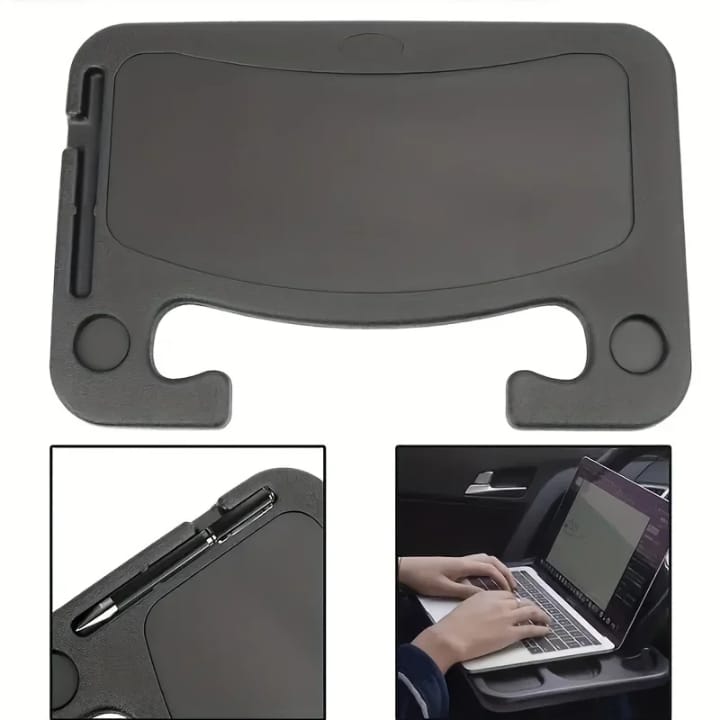 Multifunctional car steering wheel tray