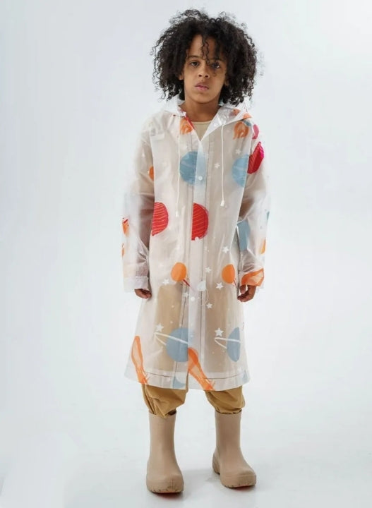 Full print/ floral rain coats for both kids & adults