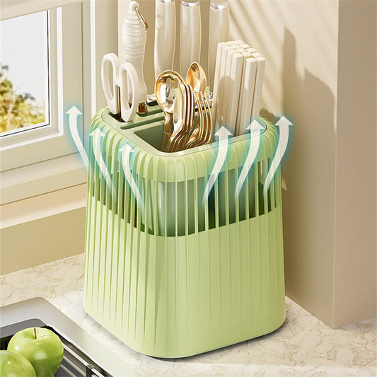 360° rotatable Multifunctional cutlery and chopstick holder