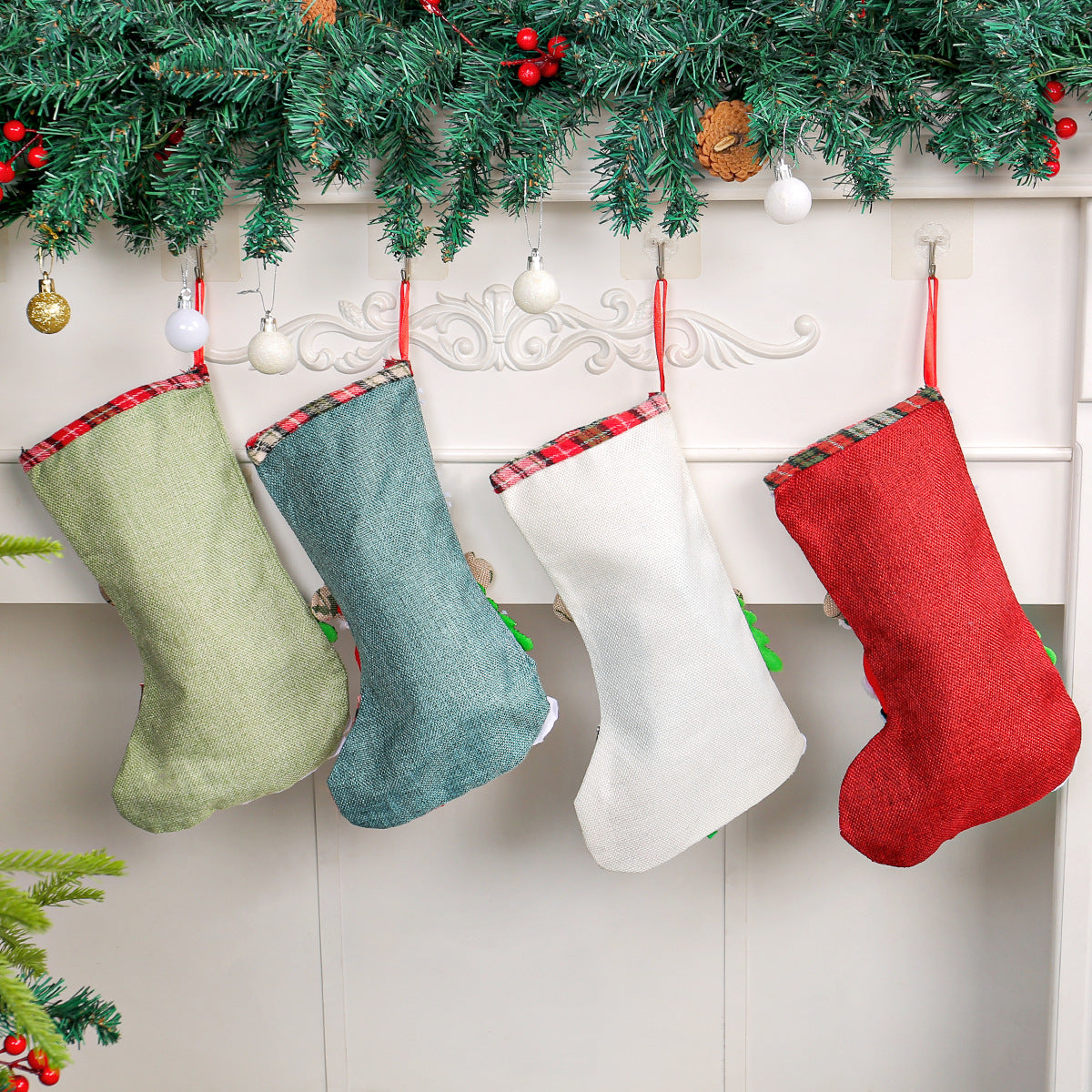Christmas themed long socks