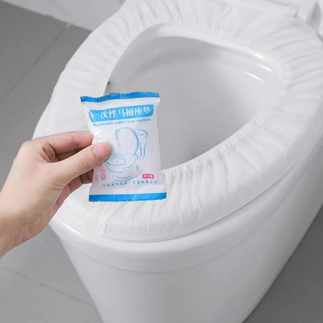 Disposable toilet seat cover