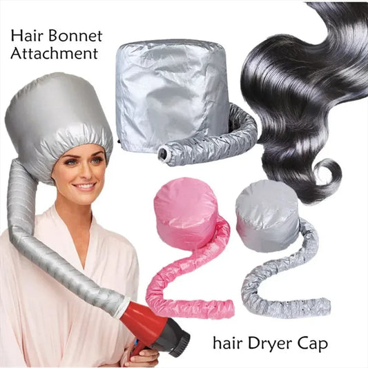 Portable bonnet hair dryer attachment