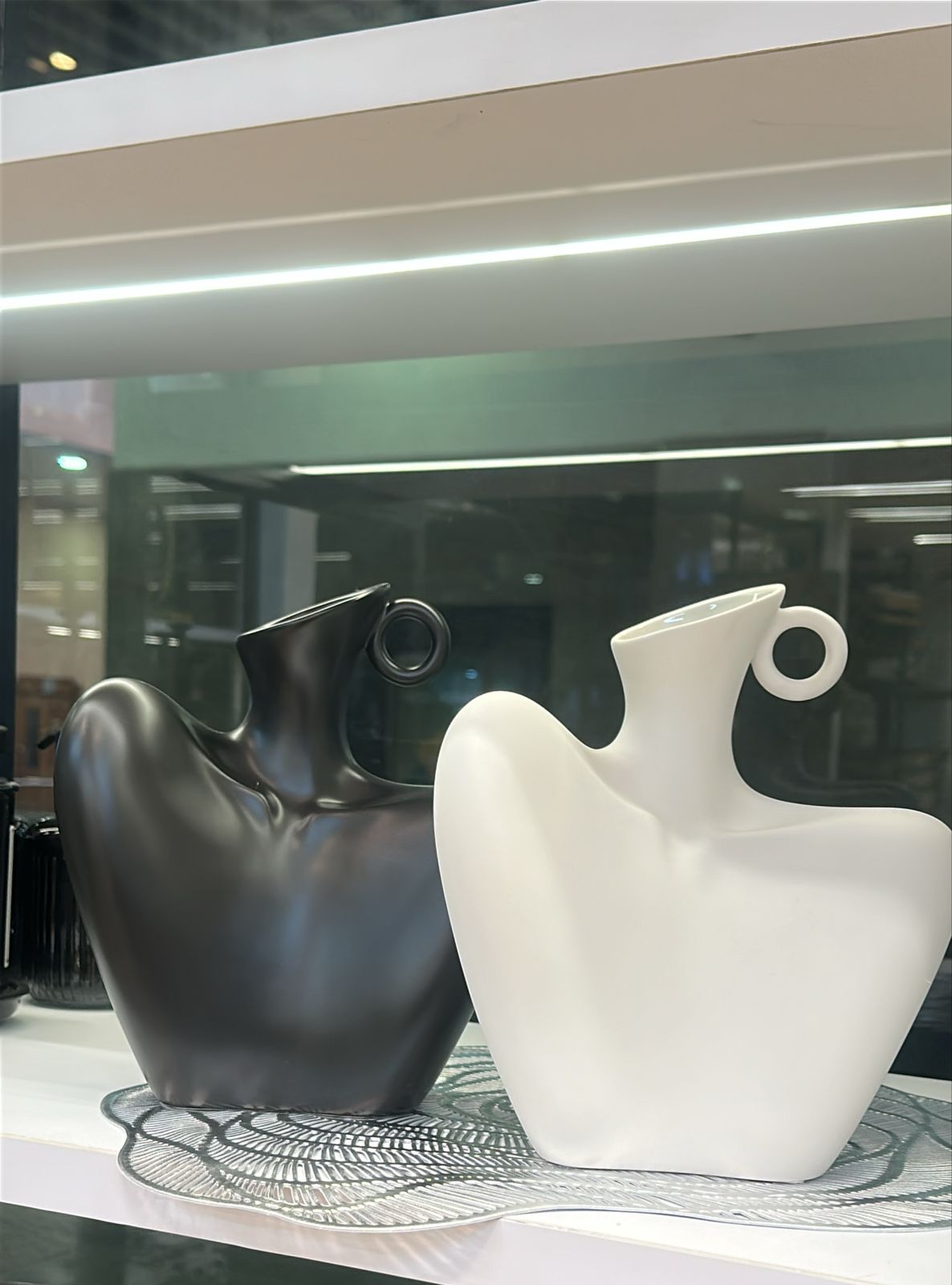 Ivory Sculpt Vase