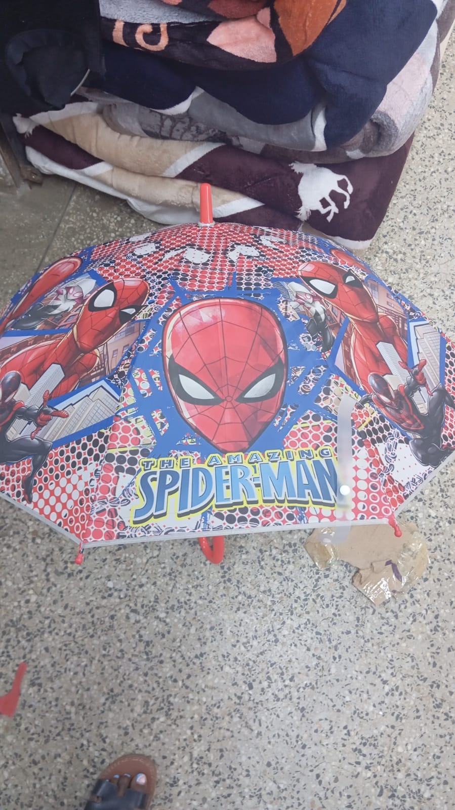 Cartoon themed kids umbrella