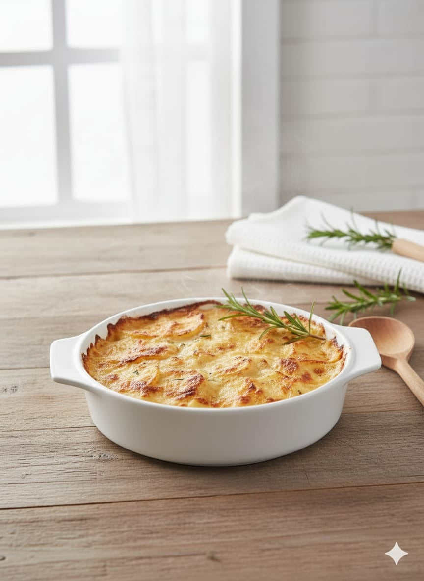 Ceramic round baking tray
