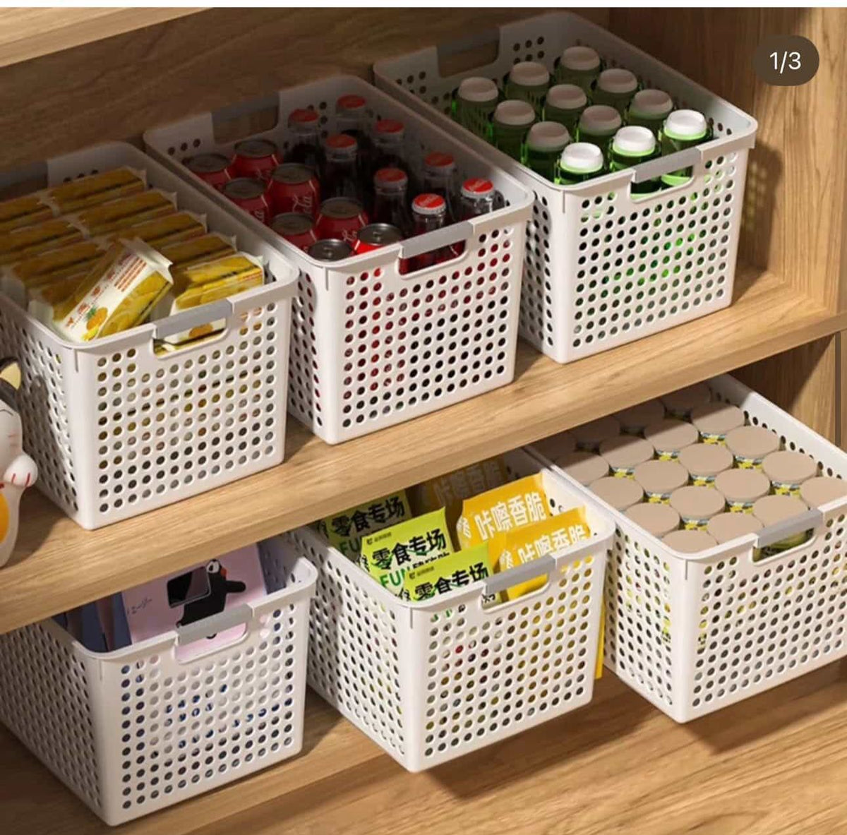 Storage baskets