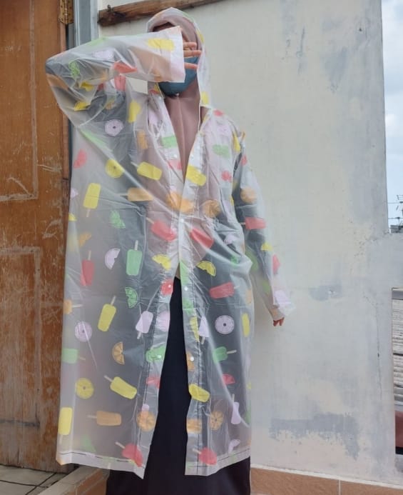 Full print/ floral rain coats for both kids & adults