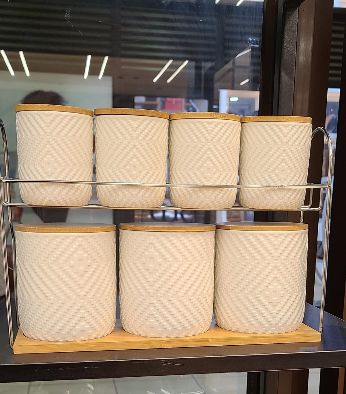✨Luxury 8pc -Piece Canister Set
(1 Tray + 7 Canisters )