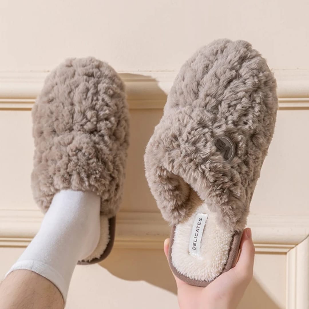 Anti-Slip Durable Indoor/Outdoor Warm Cotton Home Slides