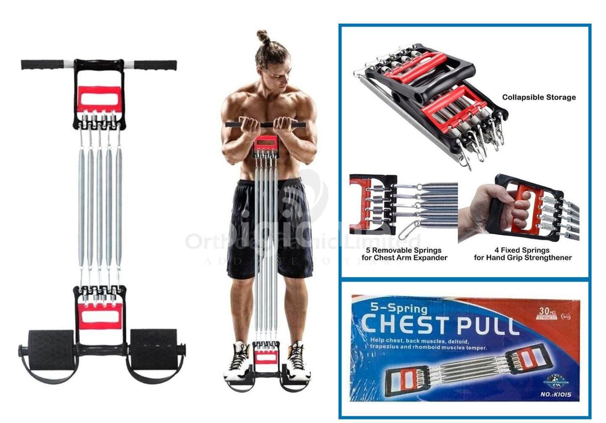 Chest pull with Tummy Trimmer