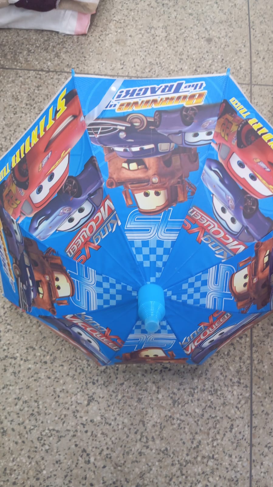 Cartoon themed kids umbrella