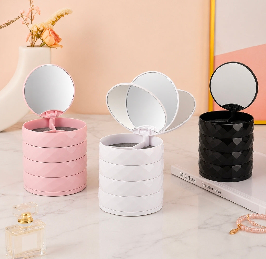 Diamond Pattern Rotating Makeup