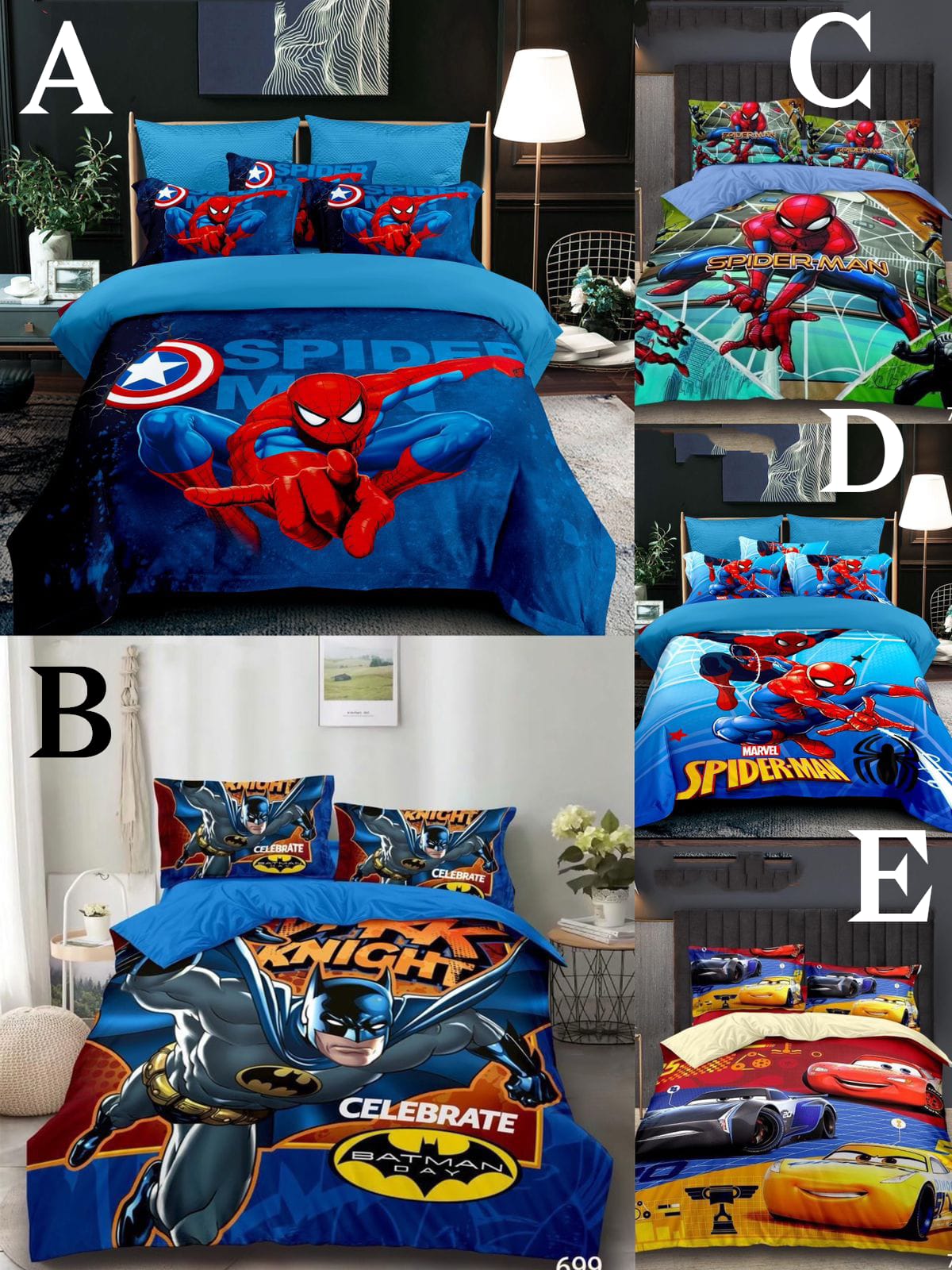 4pc  Themed  Cartoon duvets