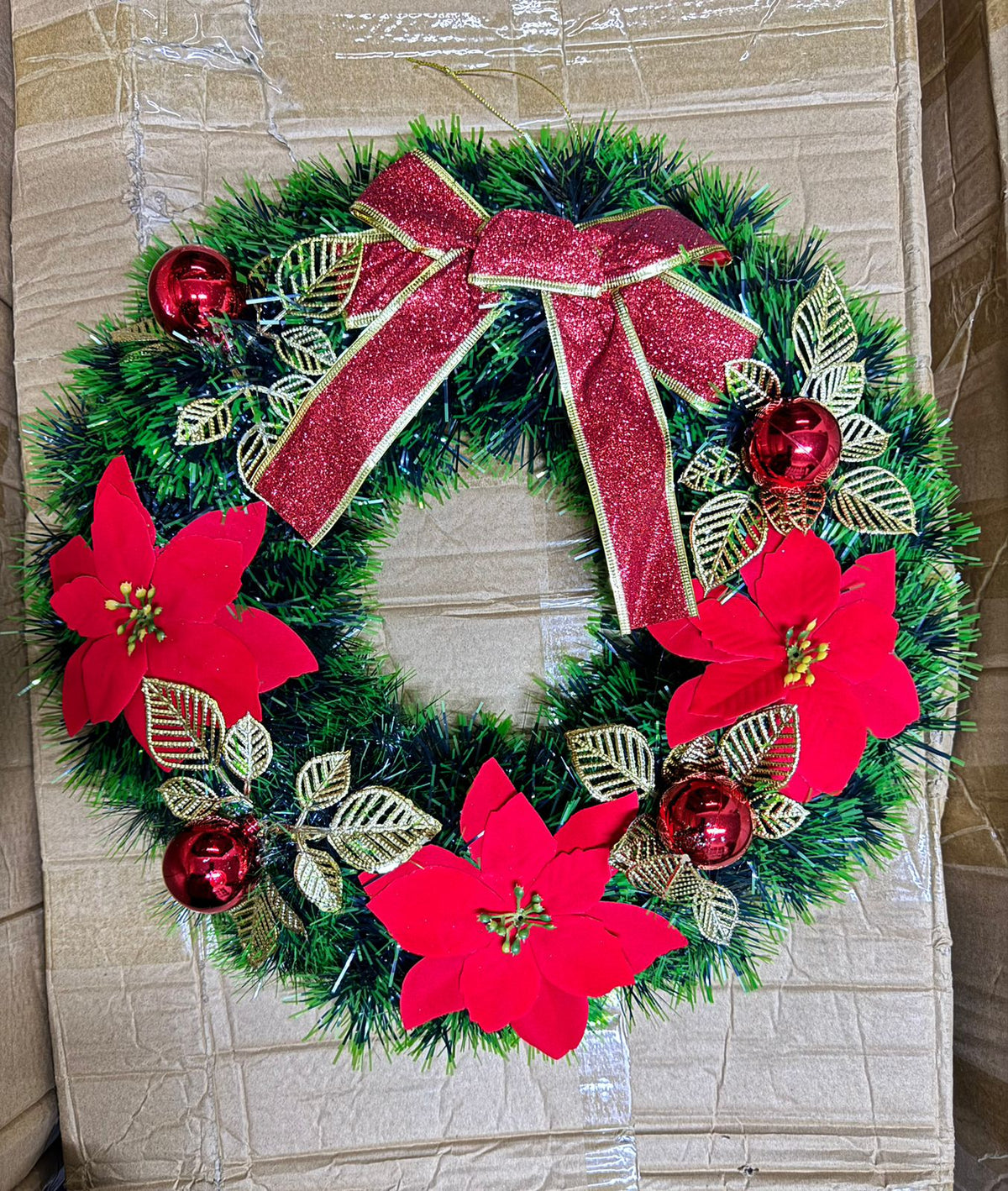 40CM Christmas Wreath for Front Door \ Window