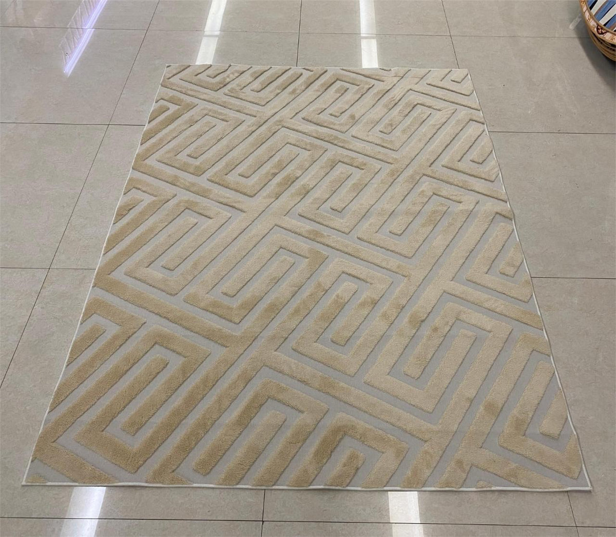 Modern microfiber pattern carpets