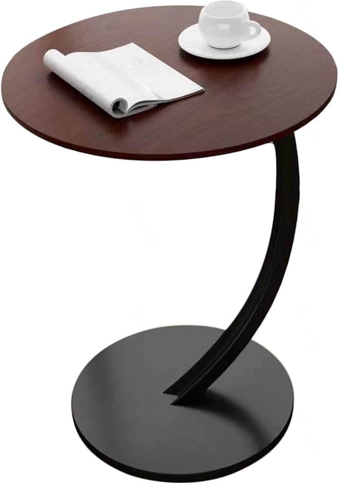 Round side table
