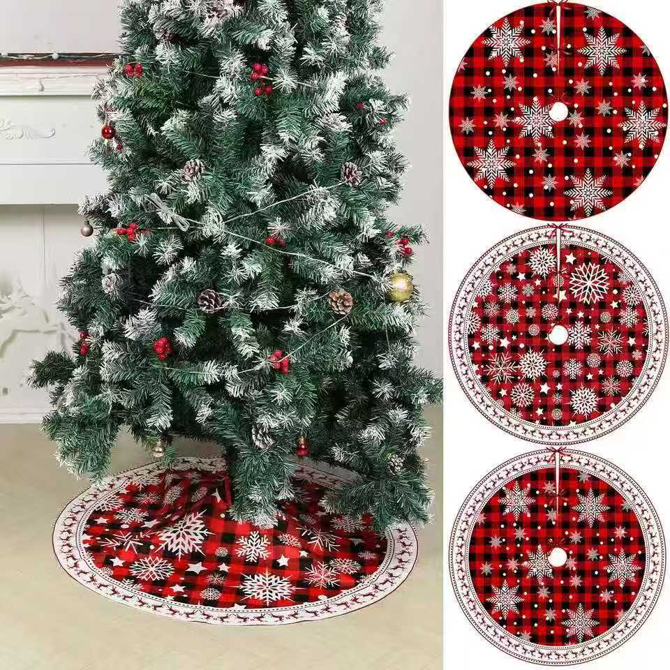 Christmas Tree Skirt Fabric Tree Skirt Christmas