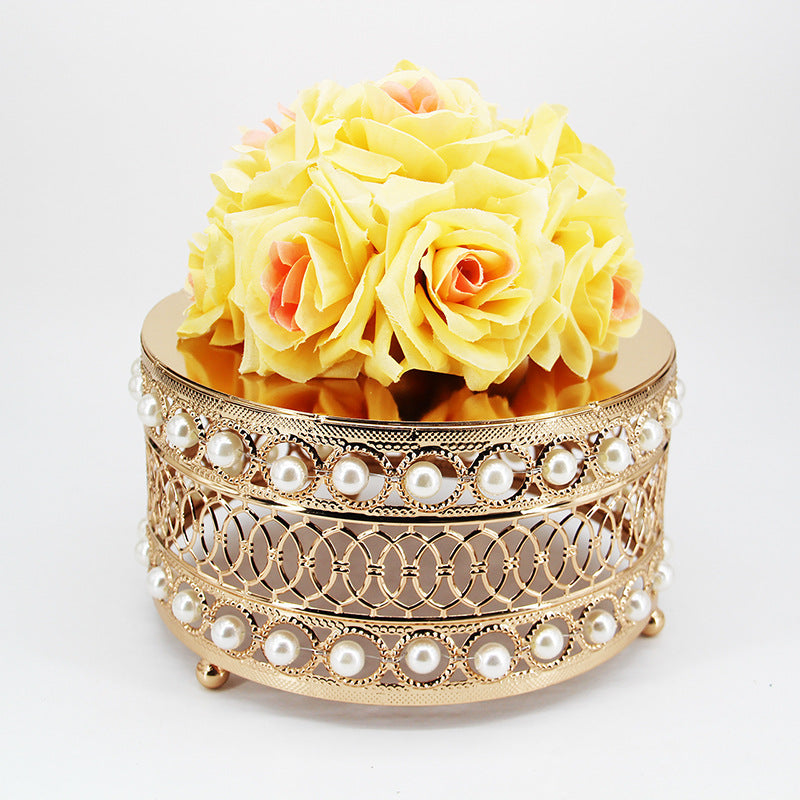 3pcs Iron top cake stand