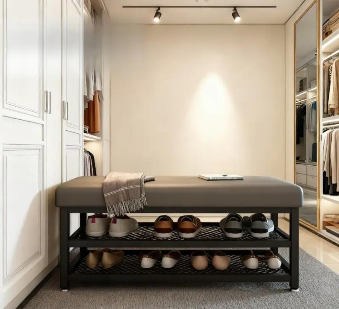 Entry way shoe rack