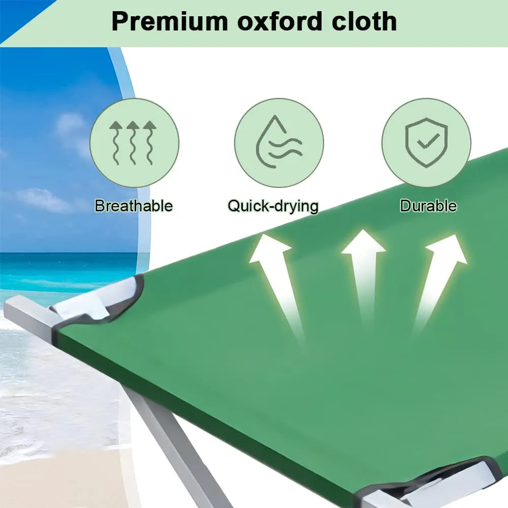 Foldable camping bed