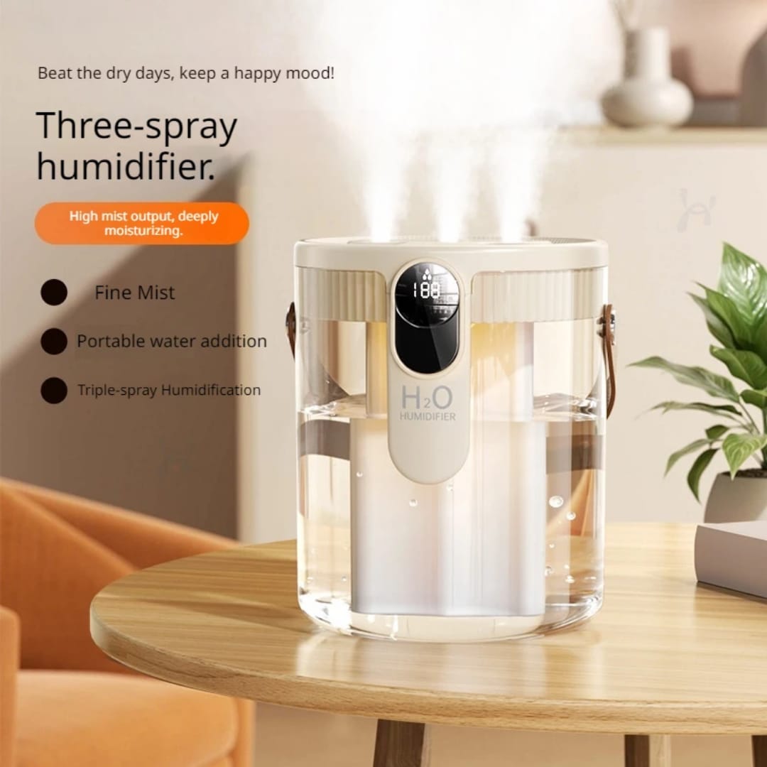 Portable Triple Misting Humidifier USB Large Capacity Humidifier Households