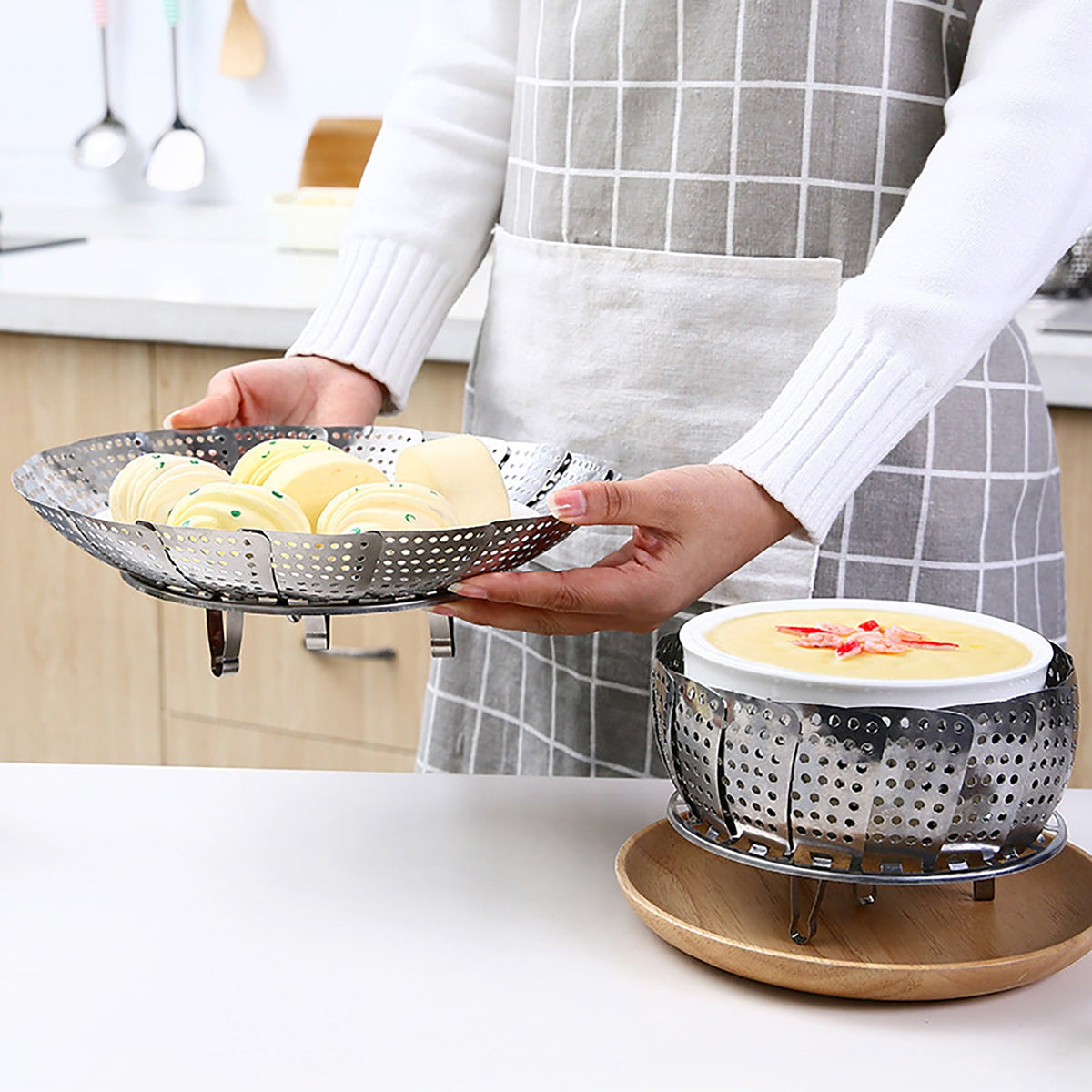 Stainless Steel Steamer Basket
