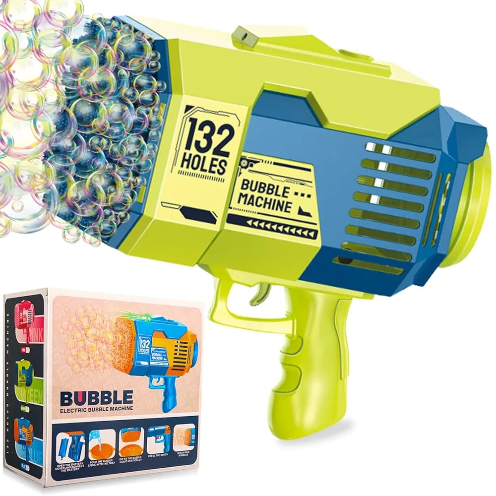 132 holes bubble gun