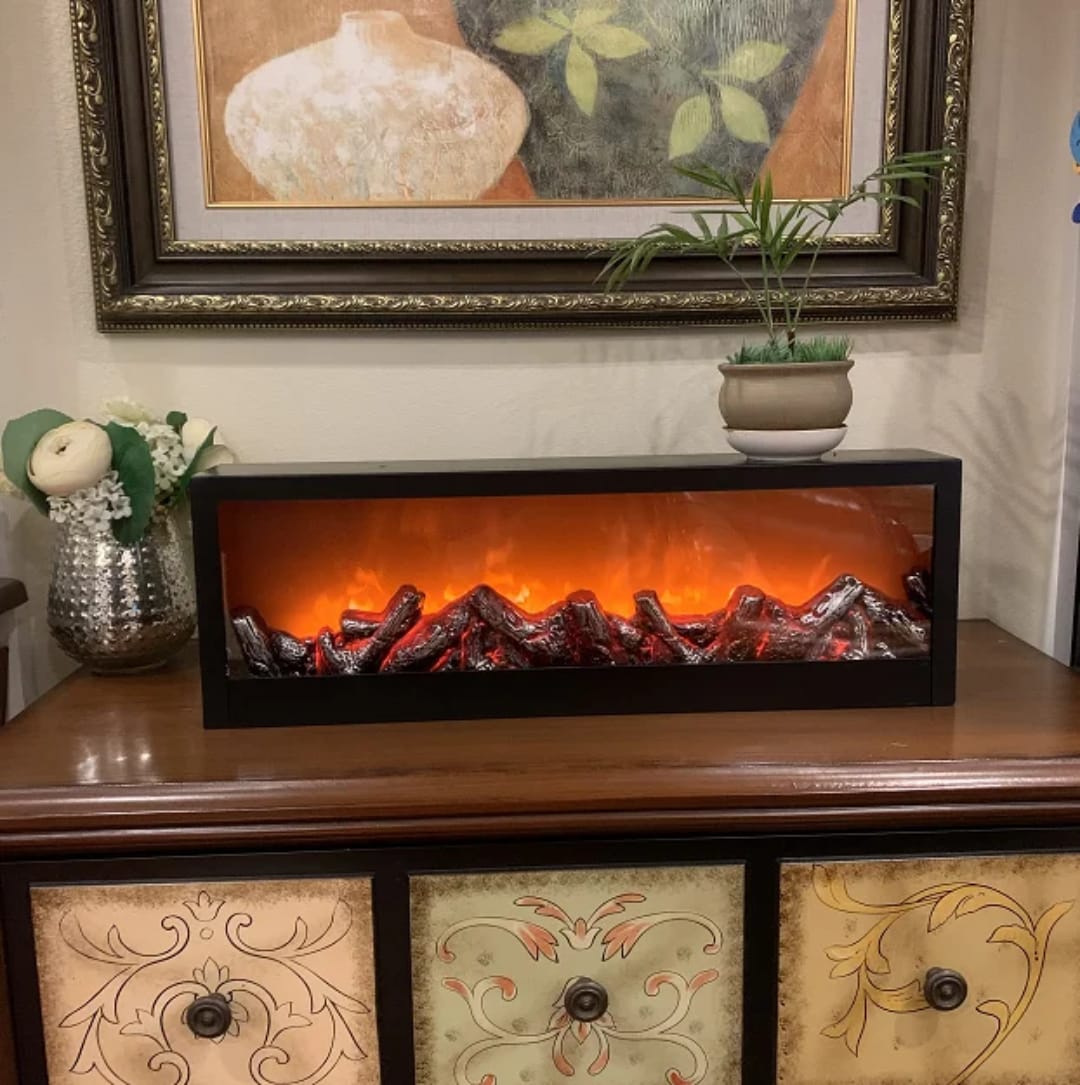 Vintage Nordic 3D LED Electric Fire Place