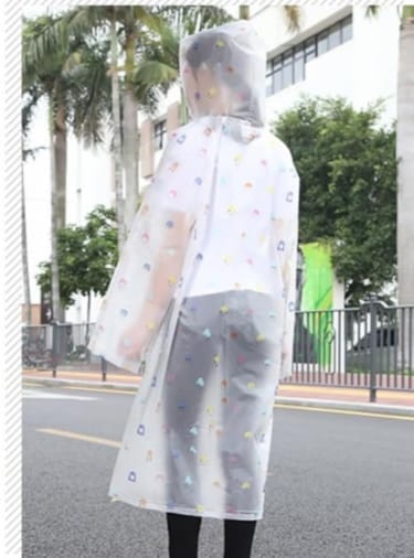 Full print/ floral rain coats for both kids & adults