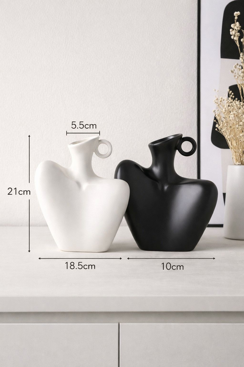 Ivory Sculpt Vase
