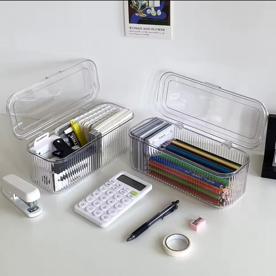Acrylic multipurpose accessory/cosmetic/kitchen organizer .