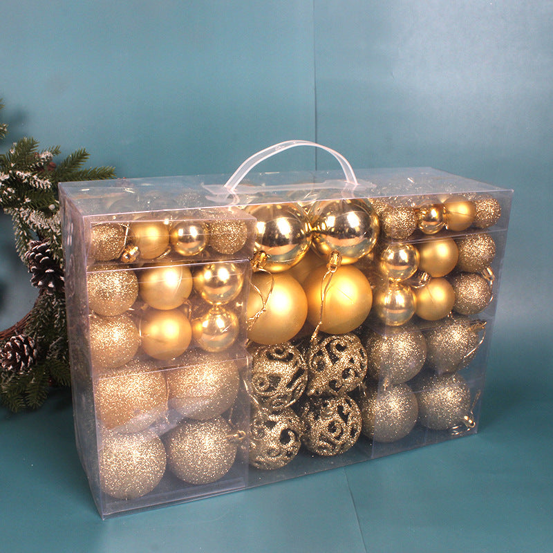 100pcs Christmas tree decor balls Set