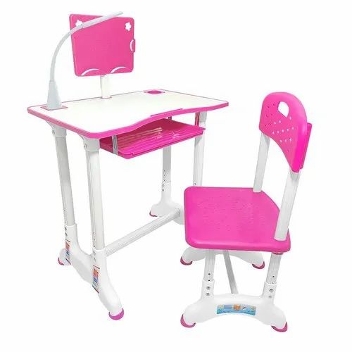 Study desk with rechargeable lamp