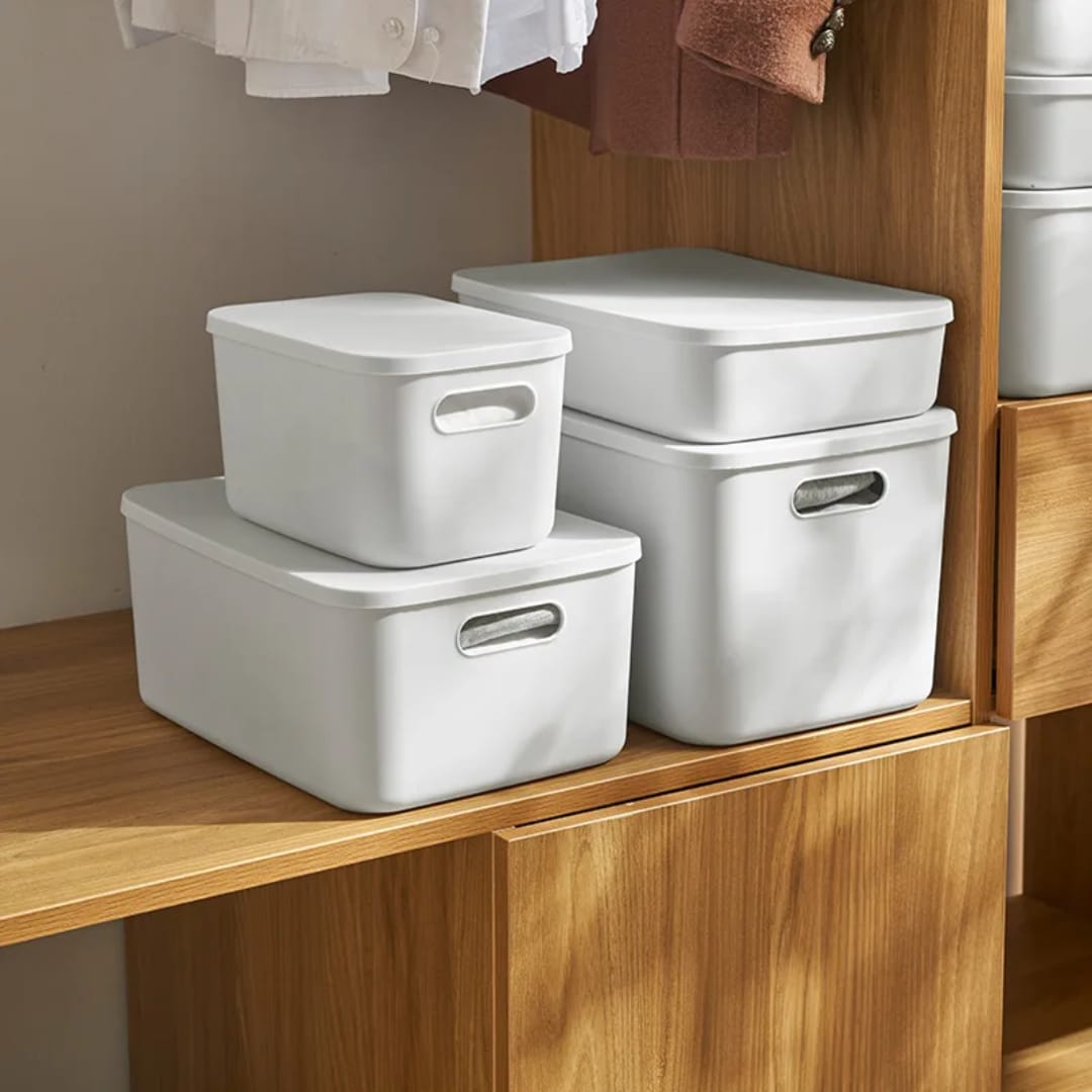 Large size Modern Storage Basket with Lid