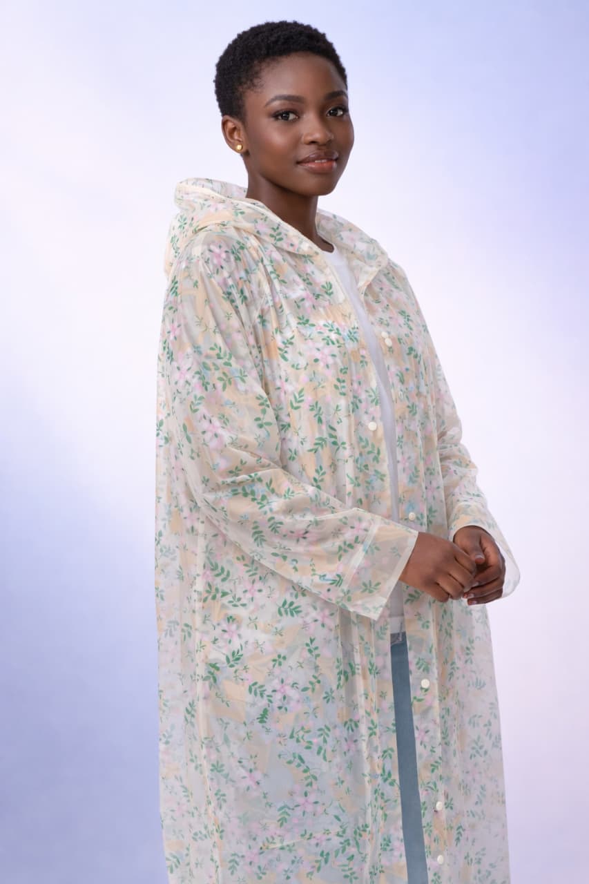 Full print/ floral rain coats for both kids & adults