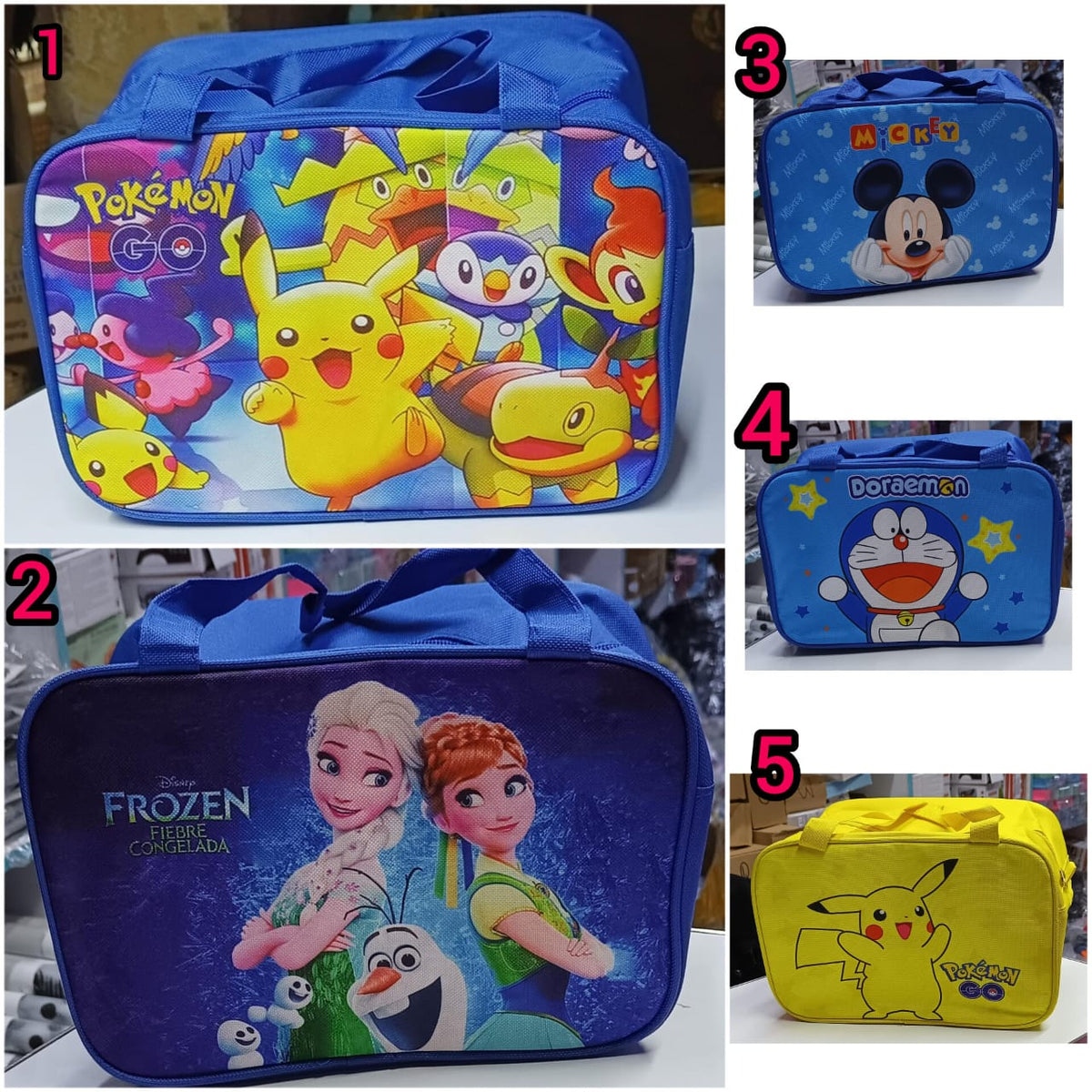 Large cartoon lunch bag with insulation