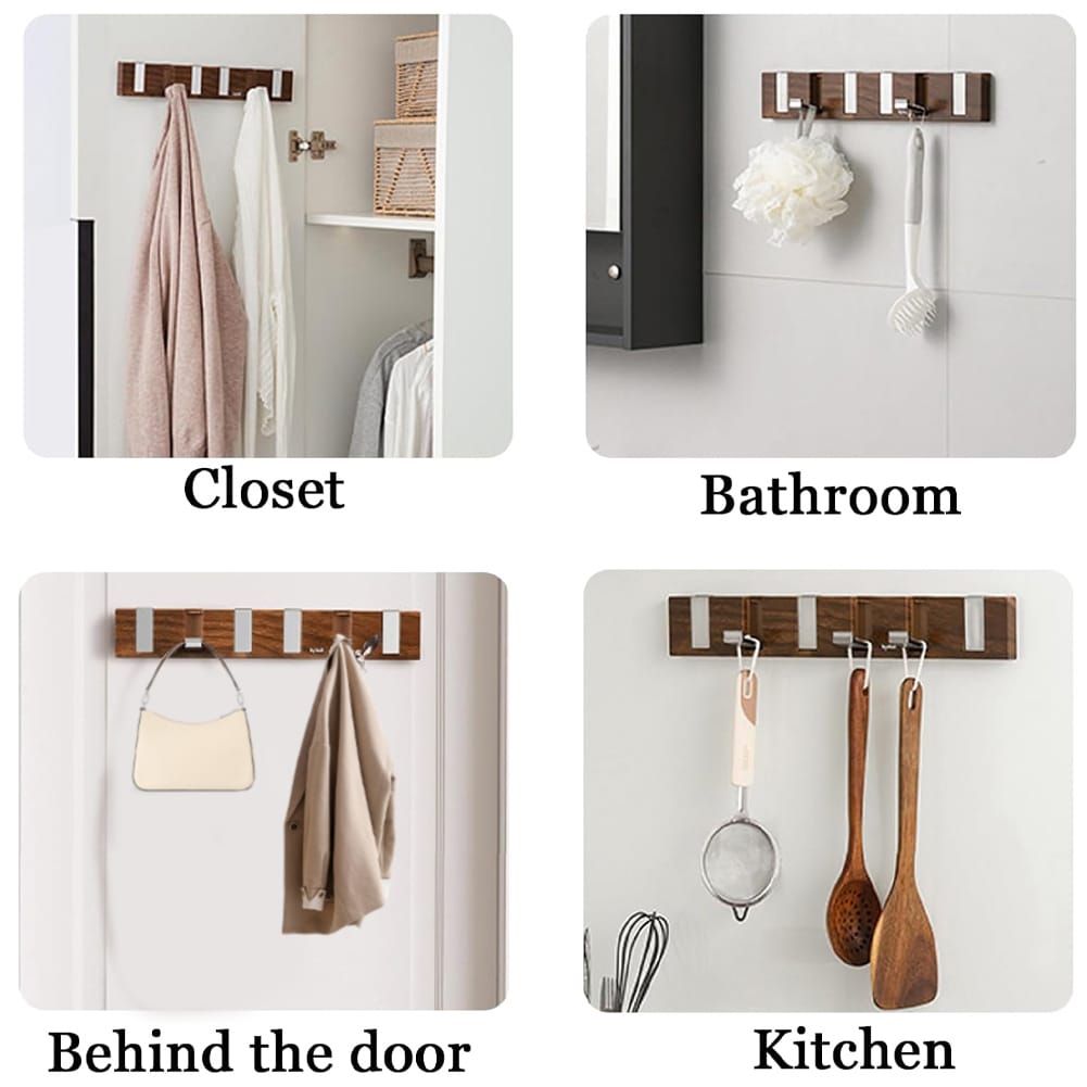 Multifunctional wood finish hook