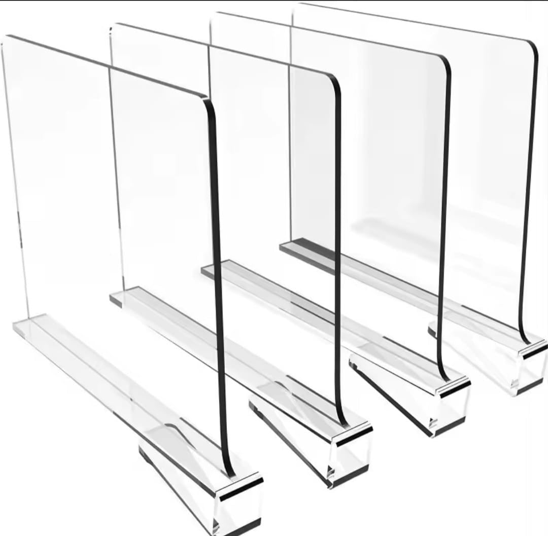 Acrylic closet jeans dividers
