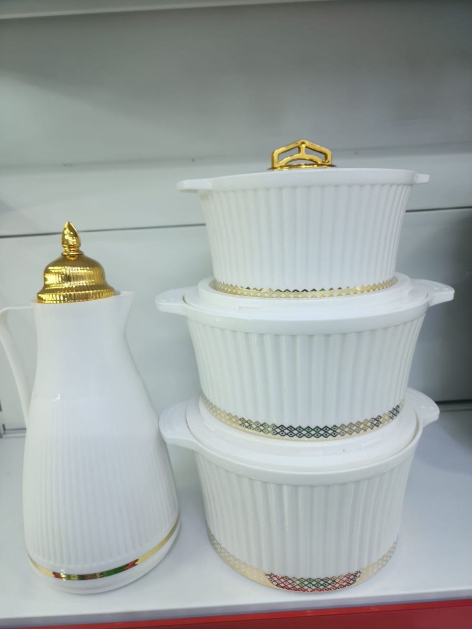 4pcs hot pot set with flask