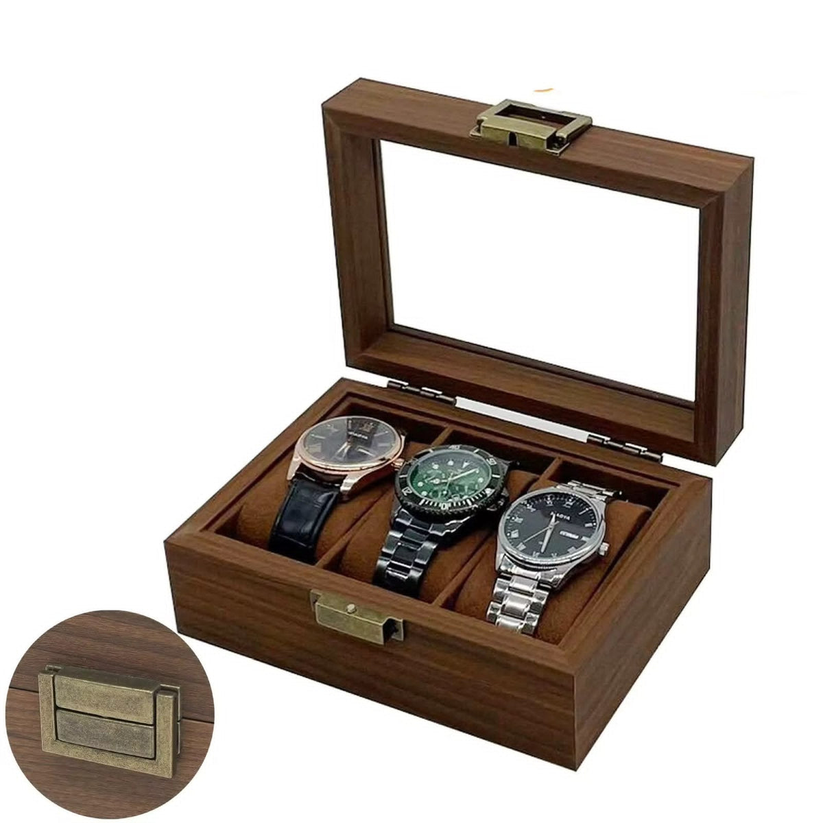 3 slots Premium Quality watch Organizer/ storage box