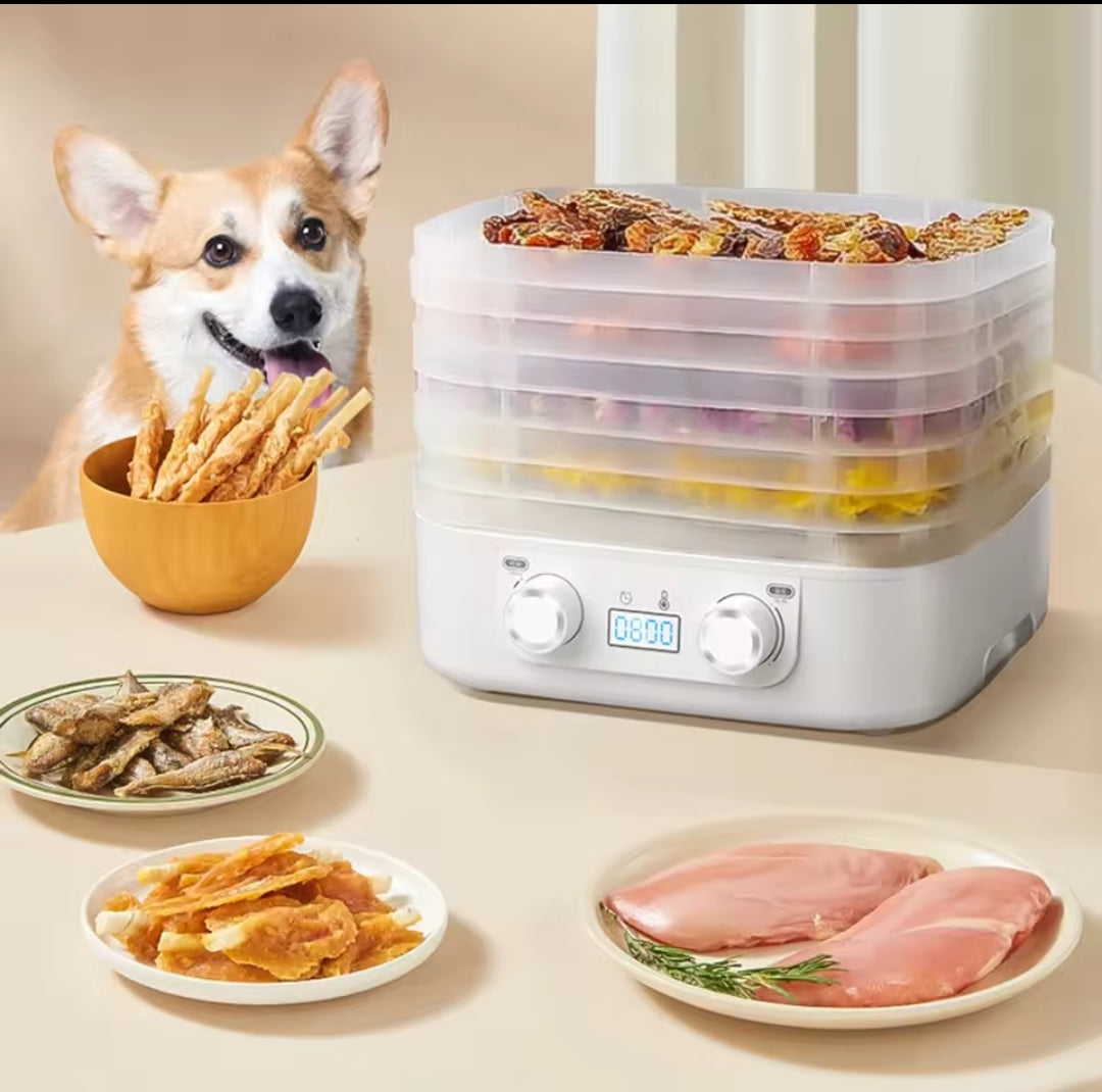 5 Layer Food Dehydrator
5 Spacious, Stackable Drying Layers