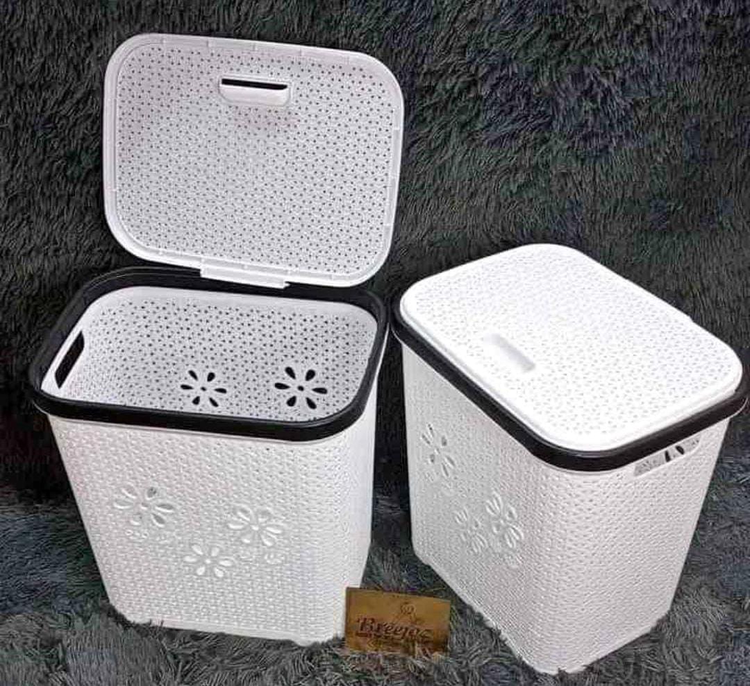 Laundry Basket with a Lid