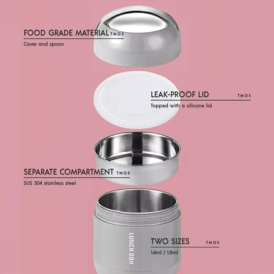 Stainless Steel Food portable lunch box 1000ml