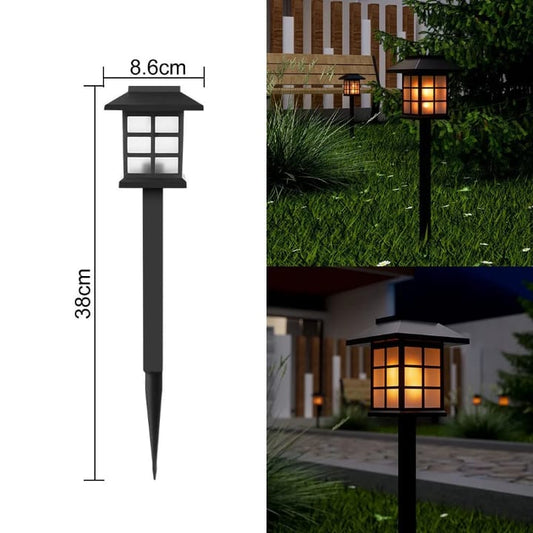 6Pcs Waterproof Decorative Lawn Lamp Outdoor Solar Garden Lights