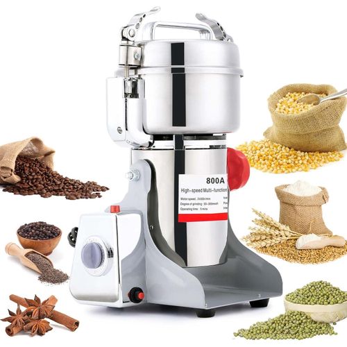 800G Spice Grinder Electric Grain Grinder Mill Grinder Grinding Machine for Various Grains Spice Grain