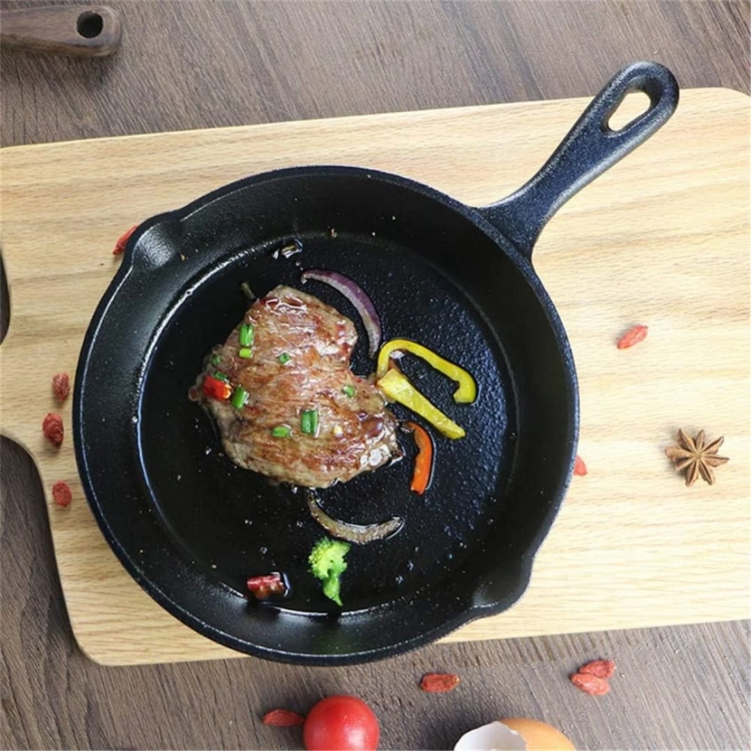 High Quality Pre-Seasoned Cast Iron Skillet Frying Pan