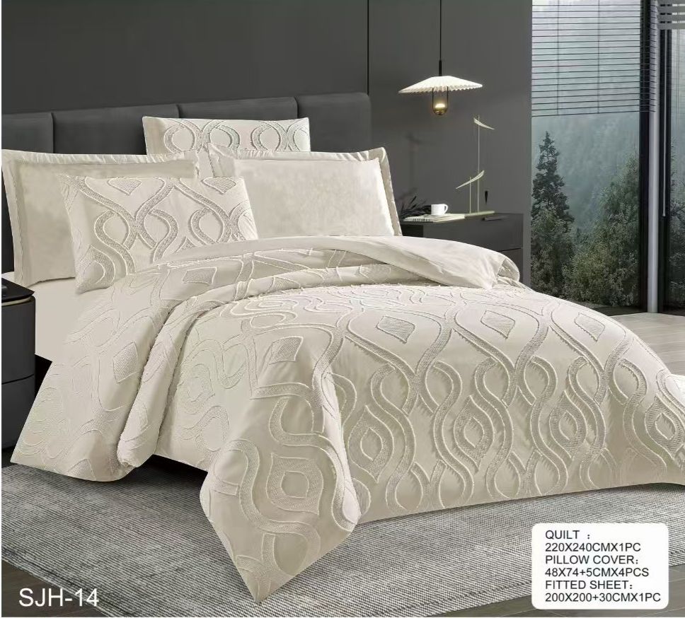 6 pcs Tufted Duvetcover