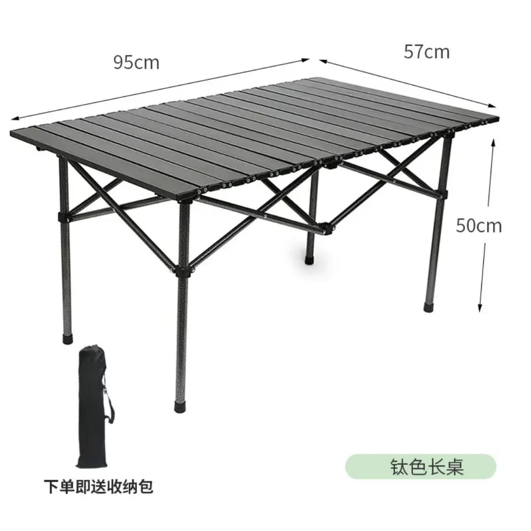 Foldable picnic camping table