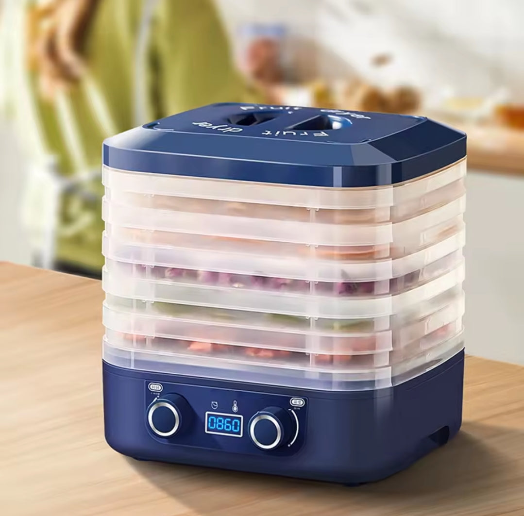 5 Layer Food Dehydrator
5 Spacious, Stackable Drying Layers